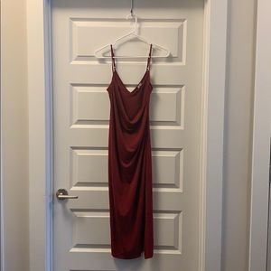 Asos midi form fitted dress